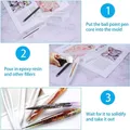 Kit moules silicone stylo résine époxy pour bijoux – 5