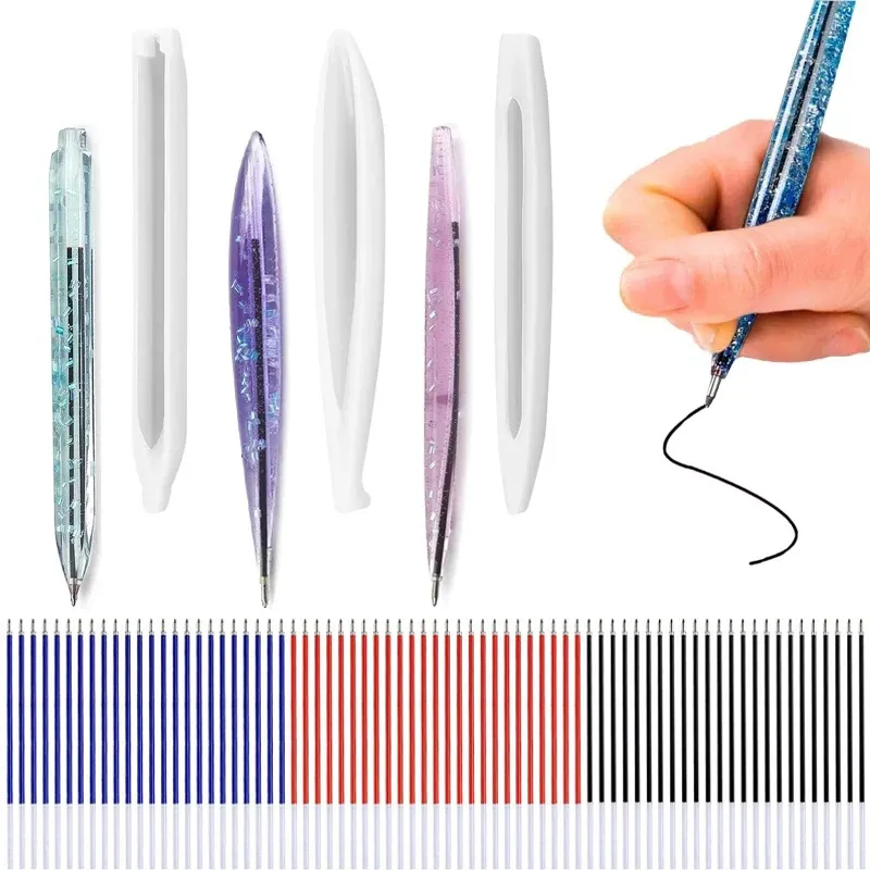 Kit moules silicone stylo résine époxy pour bijoux