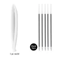 Kit moules silicone stylo résine époxy pour bijoux – Couleur Bk5 Pen 1