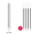 Kit moules silicone stylo résine époxy pour bijoux – Couleur Red5 Pen 3