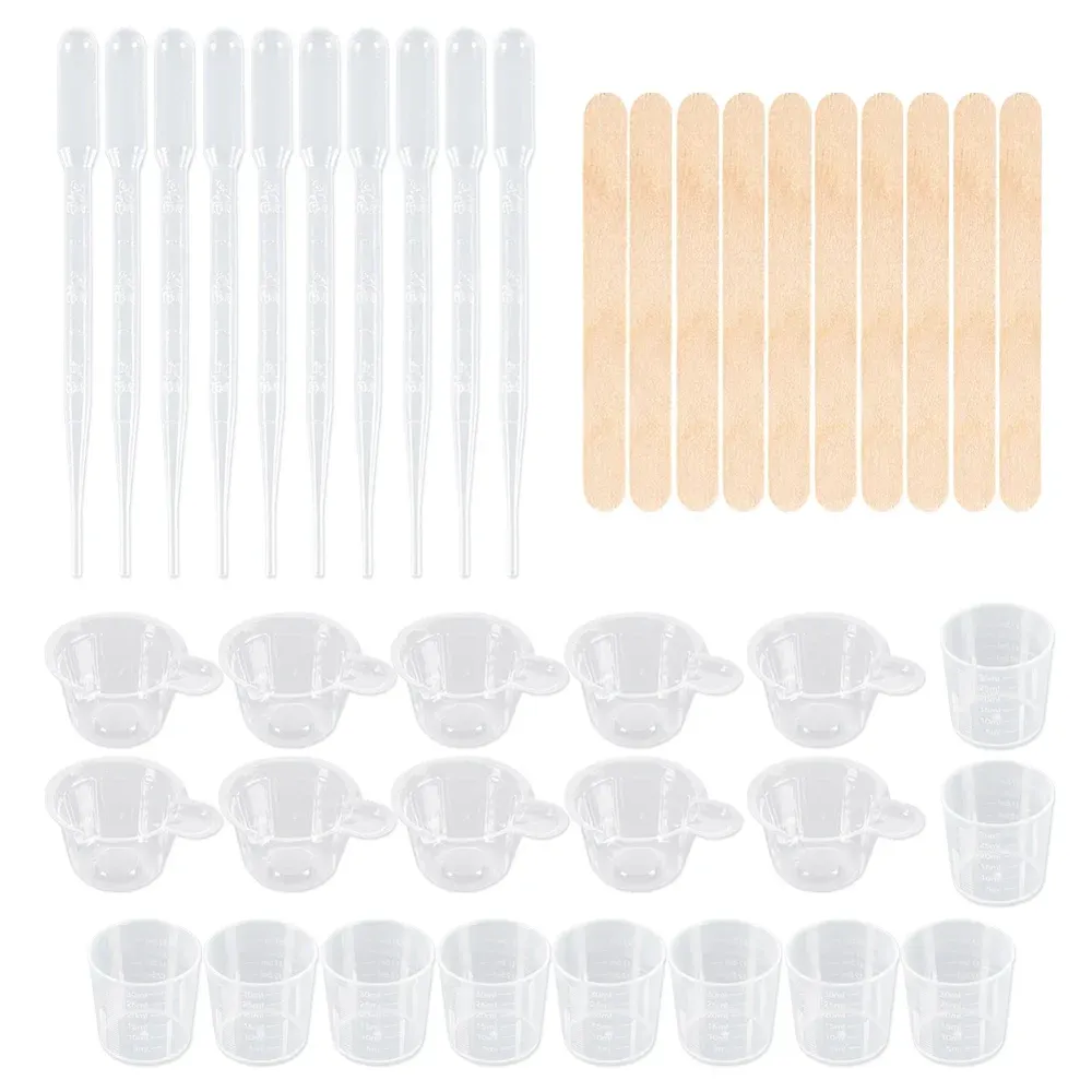 Kit outils mélange résine 10 gobelets et pipettes