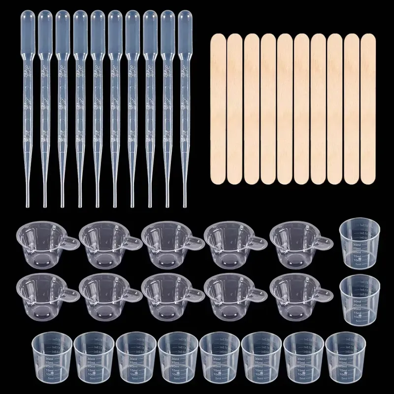 Kit outils mélange résine 10 tasses et bâtonnets