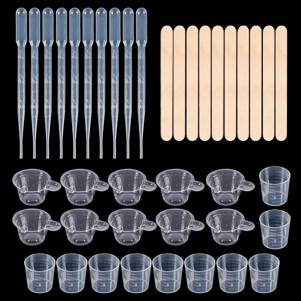 Kit outils mélange résine 10 tasses et bâtonnets