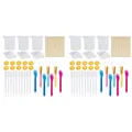 Kit outils mélange résine 86 pièces silicone – 4
