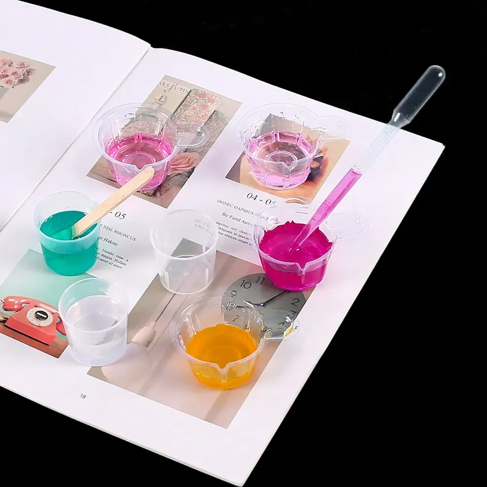 Kit outils mélange résine jetables 8 pièces