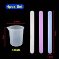 Kit outils mélange résine jetables 8 pièces – Couleur Set-12 4PCS