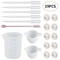 Kit outils mélange résine silicone 19/32 pièces – Couleur 19 pcs-Pink