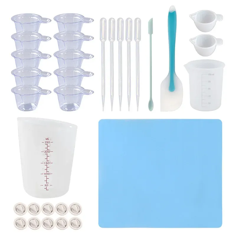Kit outils mélange résine silicone 19/32 pièces