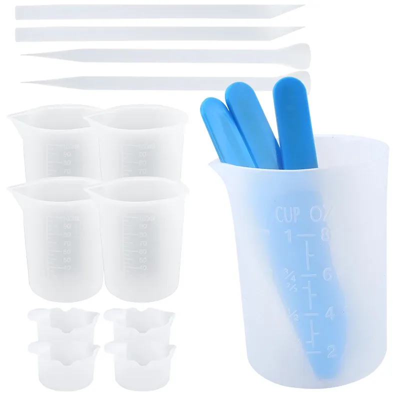 Kit outils mélange résine silicone réutilisable