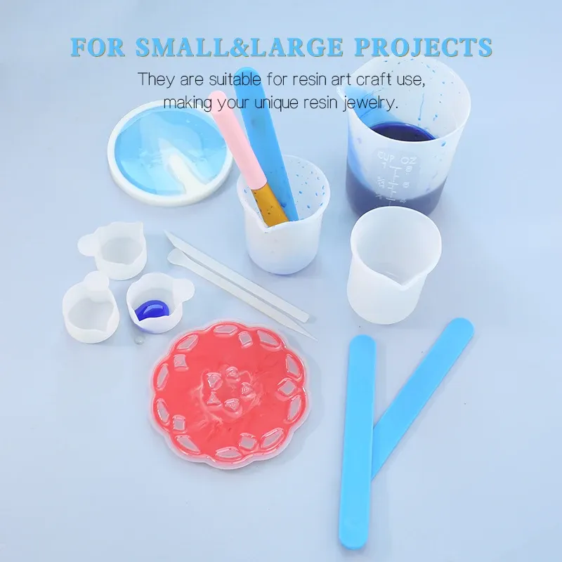 Kit outils mélange résine silicone réutilisable