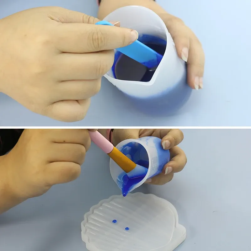 Kit outils mélange résine silicone réutilisable
