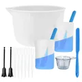 Kit outils mesure résine silicone avec pipettes et gants – 2