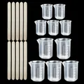 Kit outils résine 50ml 100ml avec bâtons bois – 2