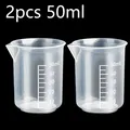 Kit outils résine 50ml 100ml avec bâtons bois – Couleur 2 Pcs 50ml
