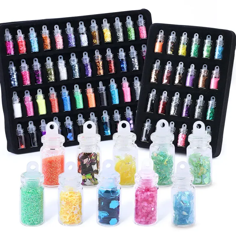 Kit paillettes cœur étoile micro perles pour résine et bijoux
