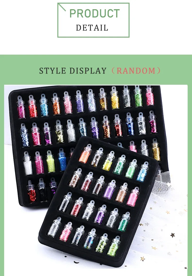 Kit paillettes cœur étoile micro perles pour résine et bijoux