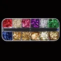 Kit paillettes cœur étoile micro perles pour résine et bijoux – Couleur Foil Flakes 2