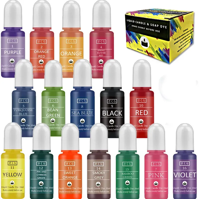 Kit pigments résine 16 à 30 couleurs