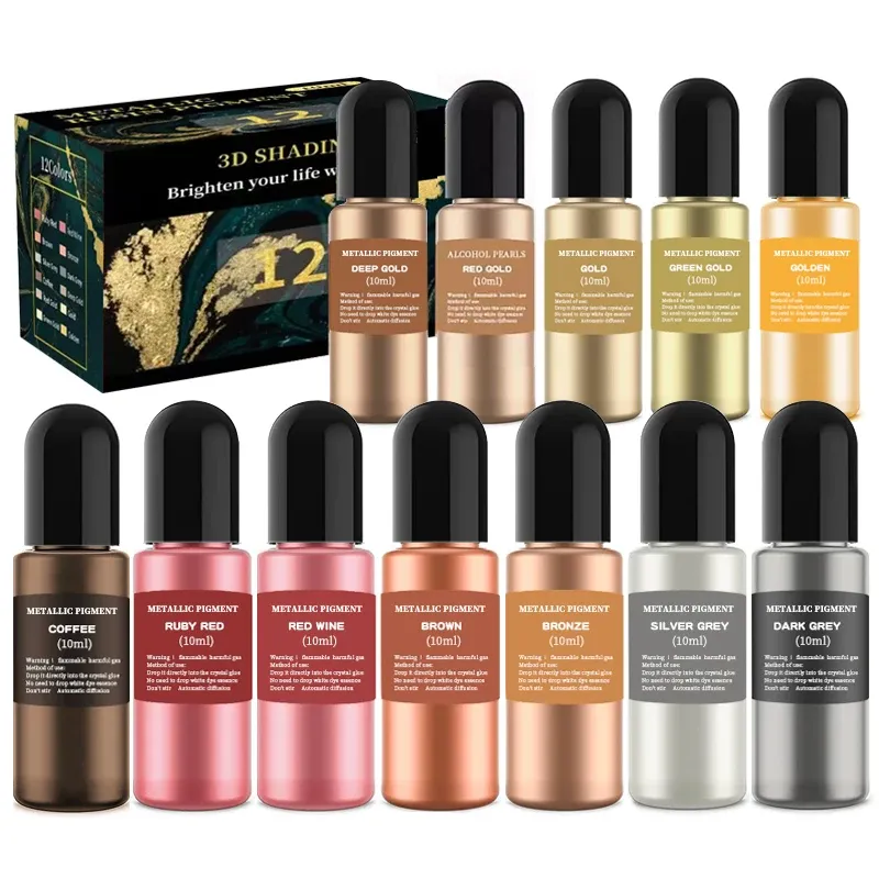 Kit pigments résine 16 à 30 couleurs
