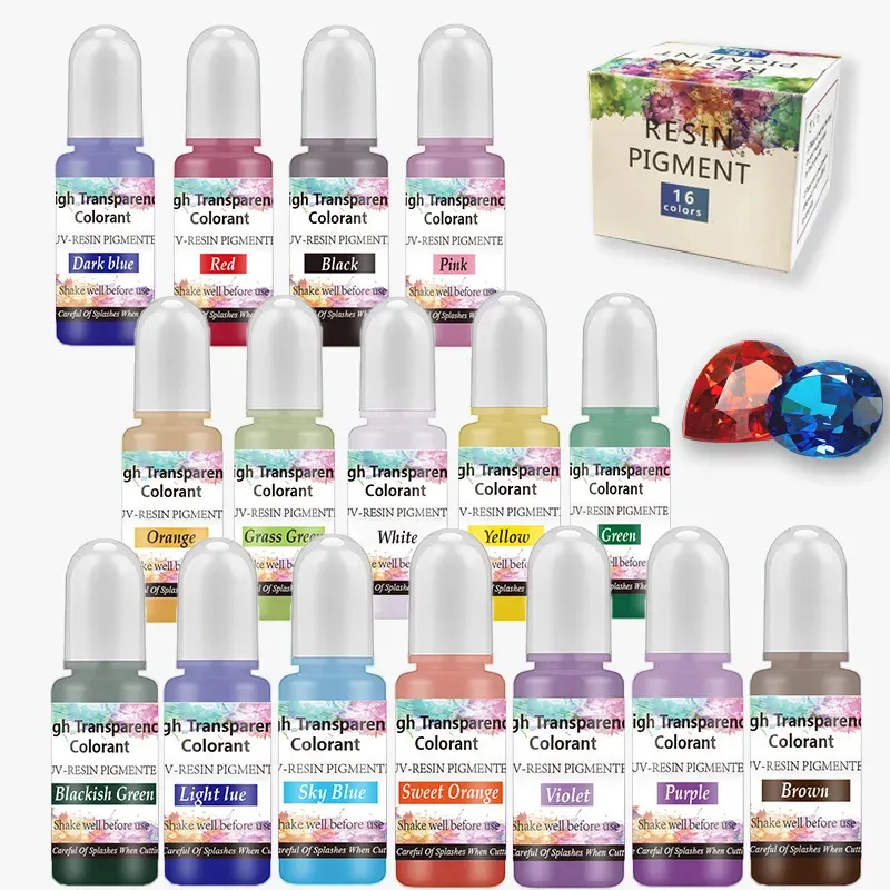 Kit pigments résine 16 à 30 couleurs