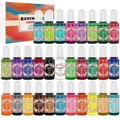 Kit pigments résine liquide 12 à 30 couleurs pour bijoux – Color resin 02-30pcs-10ml