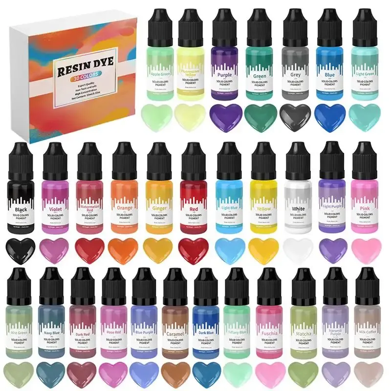 Kit pigments résine liquide 24 à 30 couleurs