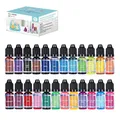 Kit pigments résine poudre nacrée 10ml – Color candle 04-24pcs-10ml