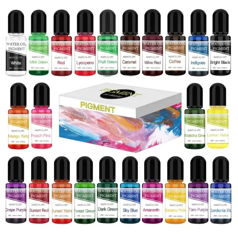 Kit pigments résine poudre nacrée 10ml