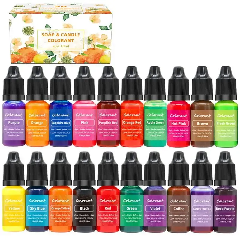Kit pigments résine poudre nacrée 10ml