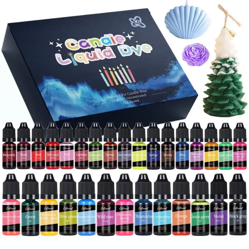 Kit pigments résine poudre nacrée 10ml