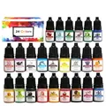 Kit pigments résine poudre nacrée 10ml – Color resin 11-24pcs-5ml