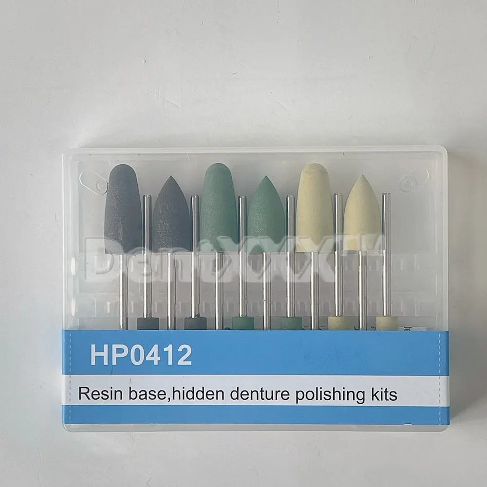 Kit polissage résine 12 pièces pour outils basse vitesse