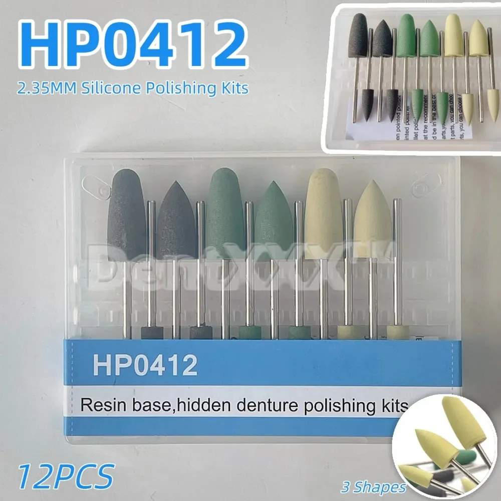 Kit polissage résine 12 pièces pour outils basse vitesse