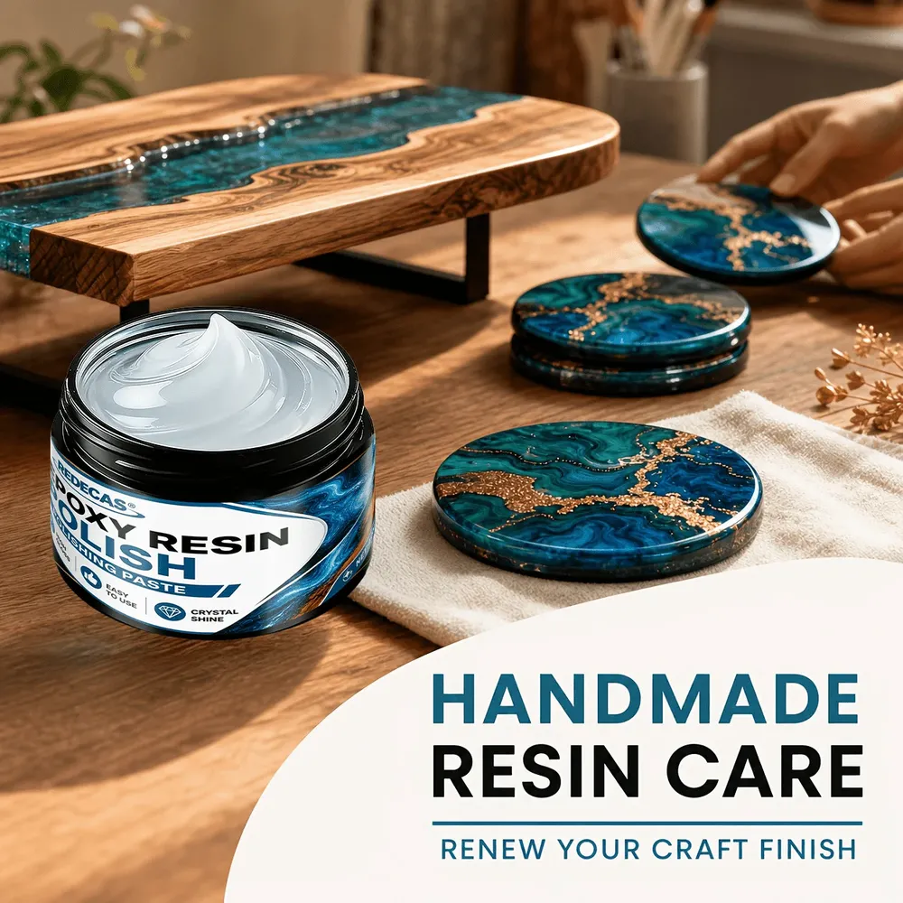 Kit polissage résine époxy haute brillance anti-rayures