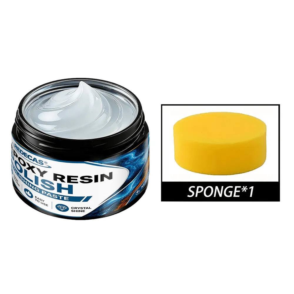 Kit polissage résine époxy haute brillance anti-rayures