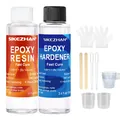 Kit résine époxy 1:1 200 ml pour bijoux et artisanat – Couleur 200ml and 1 tool