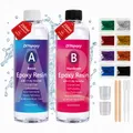 Kit résine époxy 1:1 250 à 1000 ml sans bulles – Couleur 250mlA-250mlB