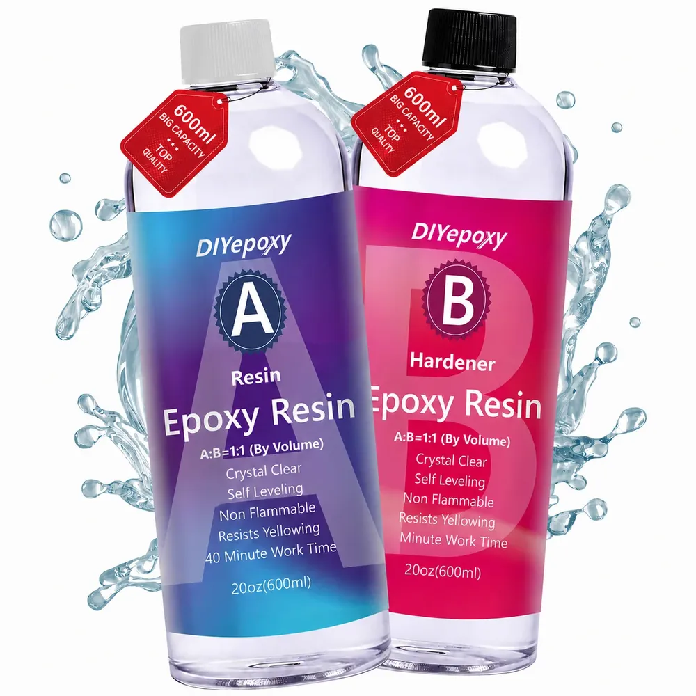 Kit résine époxy 1:1 250 à 1000 ml sans bulles