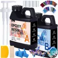 Kit résine époxy 1:1 transparente anti-jaunissement – 1