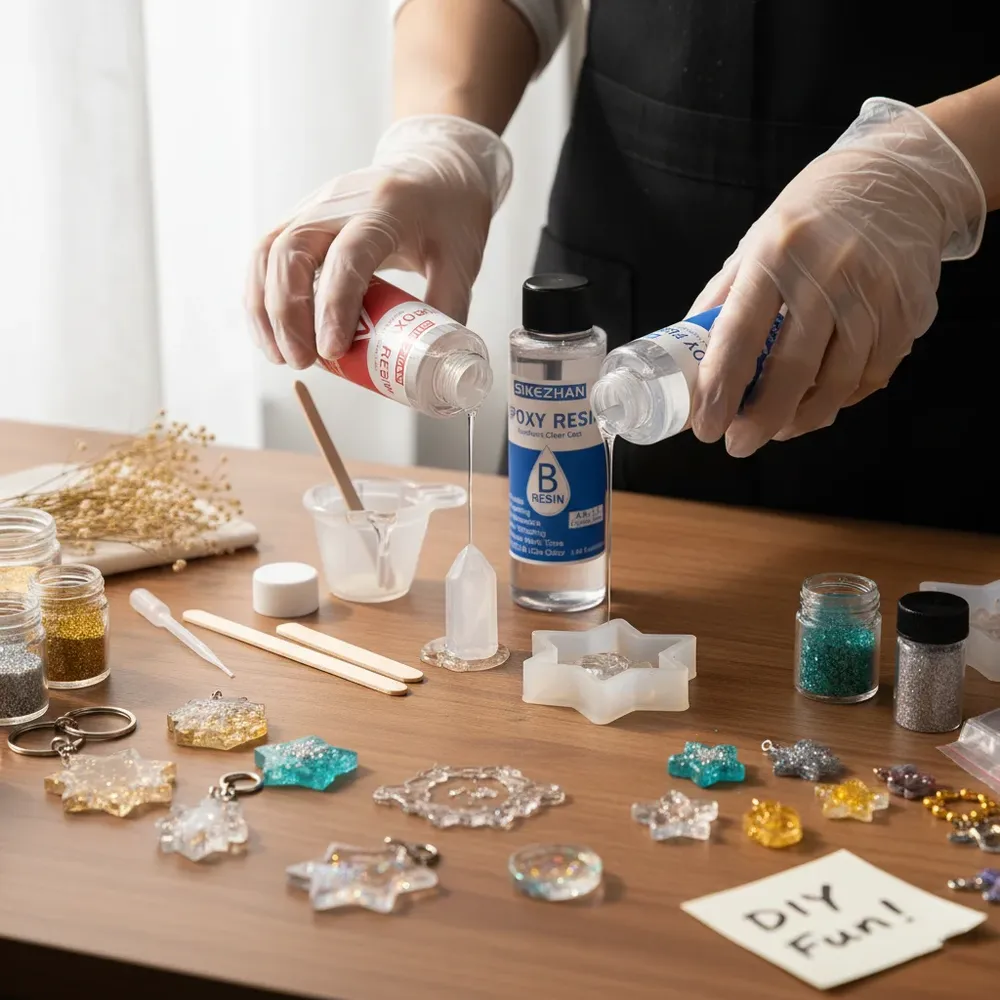 Kit résine époxy 100 ml à 200 ml anti-jaunissement