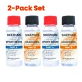 Kit résine époxy 100ml transparente, haute brillance pour bijoux – Couleur 4pcs-200ml