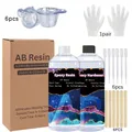 Kit résine époxy 120 à 500 ml pour adultes et débutants – Couleur 250ML 250ML Kit