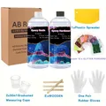 Kit résine époxy 120 à 500 ml pour adultes et débutants – Couleur 500ML 500ML Kit