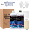Kit résine époxy 120 à 500 ml pour adultes et débutants – Couleur 500ML 500ML Kit