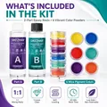 Kit résine époxy 200 ml auto-nivelante pour bijoux – 6