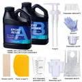 Kit résine époxy 2000 ml sans bulles anti-jaunissement pour moulage – Couleur Kit 2