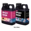 Kit résine époxy 250 ml à 500 ml sans bulles – Couleur 500ml 500ml