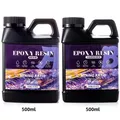 Kit résine époxy 250 ml à 500 ml sans bulles – Couleur 500ml 500ml
