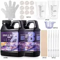Kit résine époxy 250 ml à 500 ml sans bulles – Couleur 500ml 500ml kit
