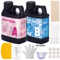 Kit résine époxy 250 ml à 500 ml séchage rapide – Couleur 250ml 250ml kit